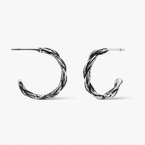 KOLCZYKI SREBRNE FREEDOM FOREVER