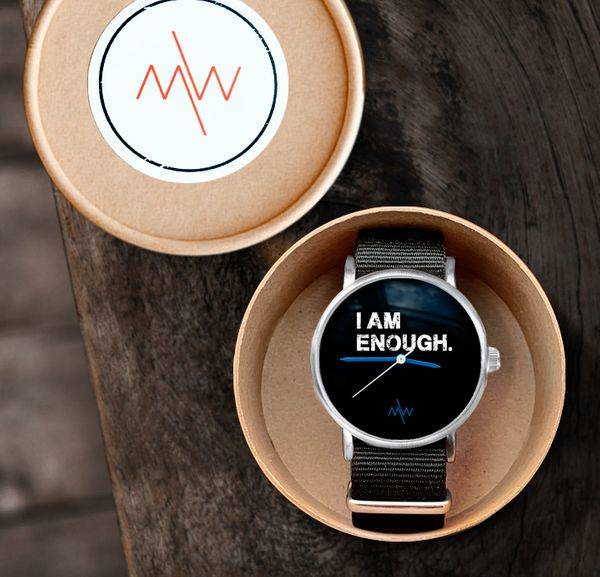 Zegarek 'I AM ENOUGH' black