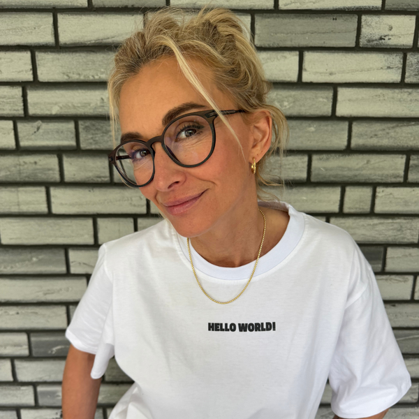 T-shirt oversize ''HELLO WORLD!''