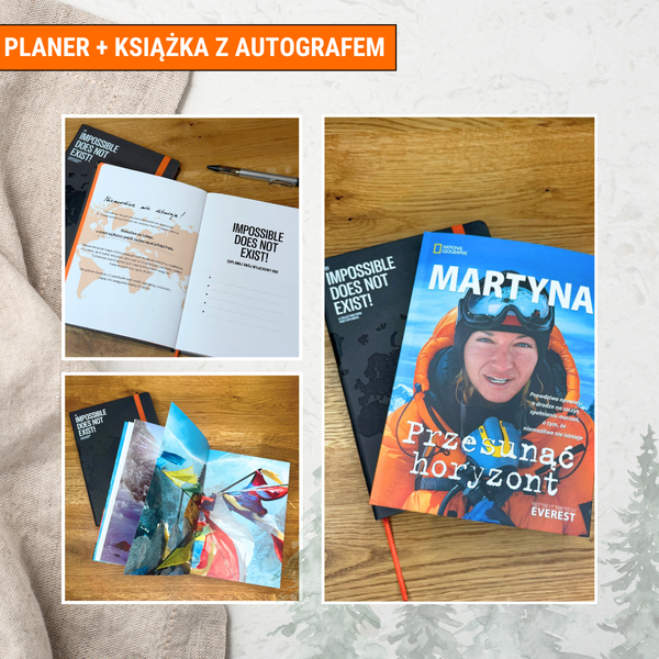 PLANER NA CAŁY ROK + KSIĄŻKA Z AUTOGRAFEM