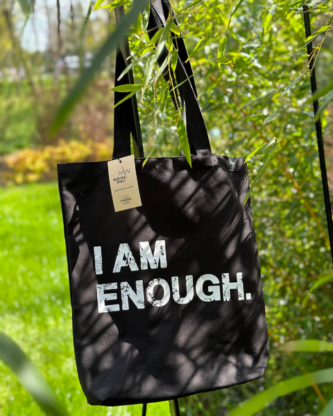 Torba drelichowa 'I AM ENOUGH'