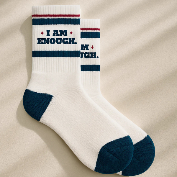 Ciepłe skarpety I AM ENOUGH.