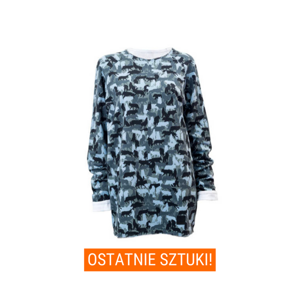 Bluza oversize #FREEDOM moro