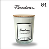 Świeca FREEDOM 01 - fresh cotton