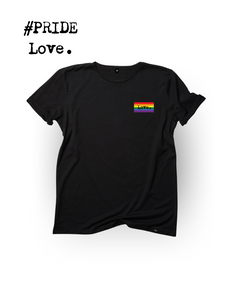 T-SHIRT #PRIDE Love. BLACK