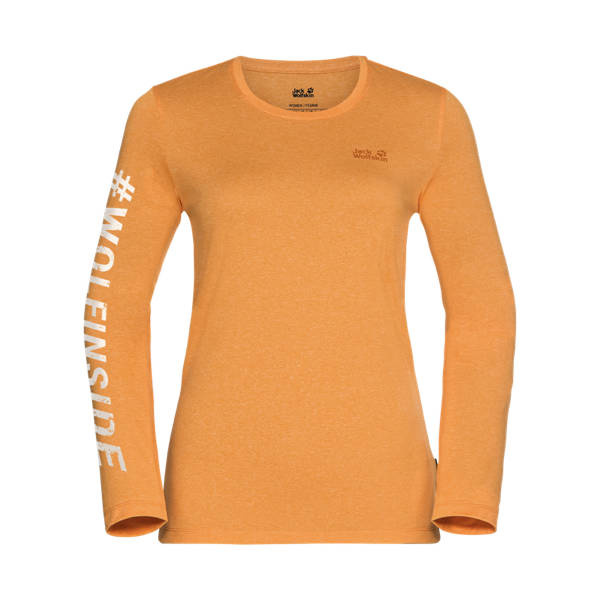 Longsleeve Sky Thermal orange - damski 