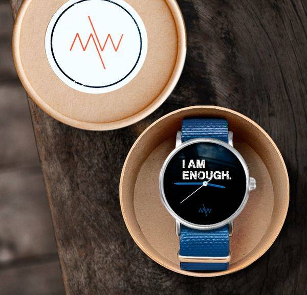 Zegarek 'I AM ENOUGH' black