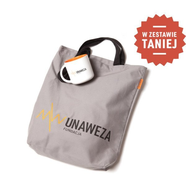 Zestaw: torba + kubek #UNAWEZA