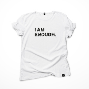 NEW EDITION T-shirt 'I AM ENOUGH' white