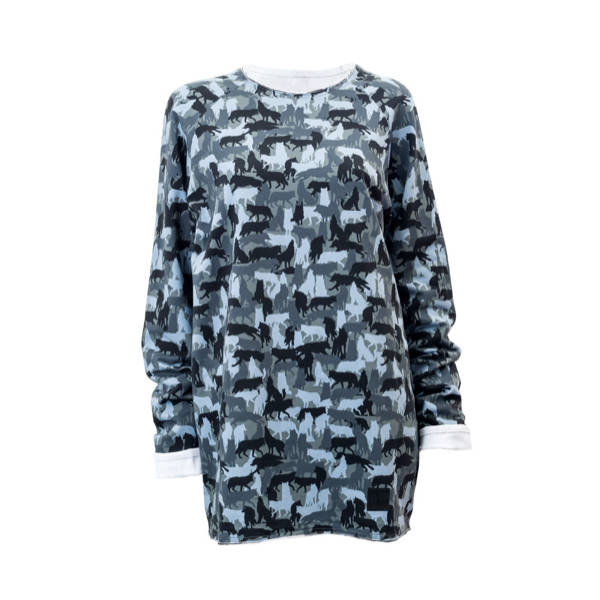 BLUZA OVERSIZE #FREEDOM MORO - ROZMIAR M/L