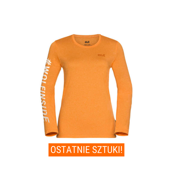 Longsleeve Sky Thermal orange - damski 