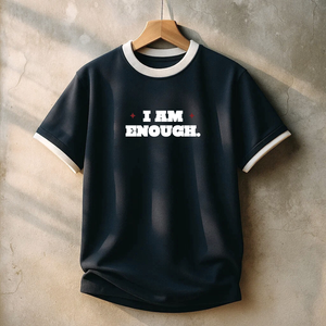 T-shirt 'I AM ENOUGH.' - night sky