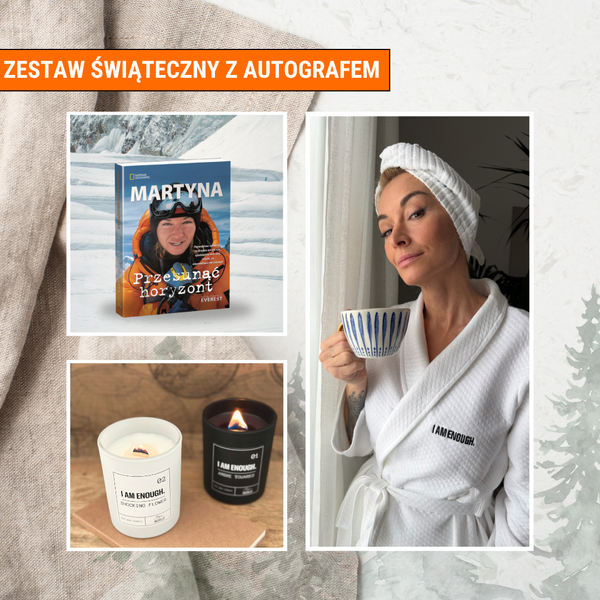 ZESTAW ŚWIĄTECZNY Z AUTOGRAFEM I AM ENOUGH.