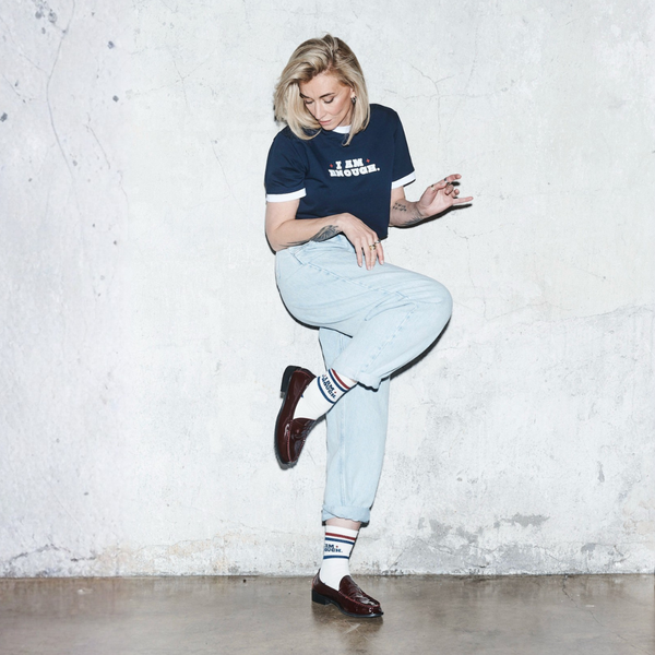 T-shirt 'I AM ENOUGH.' - night sky