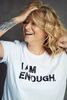 NEW EDITION T-shirt 'I AM ENOUGH' white