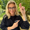 Ciepła bawełniana bluza oversize 'I AM ENOUGH.'