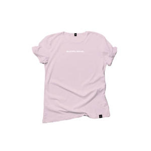 T-shirt kids 'BEAUTIFUL ENOUGH' light pink