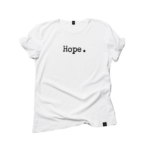 T-shirt 'HOPE.' white