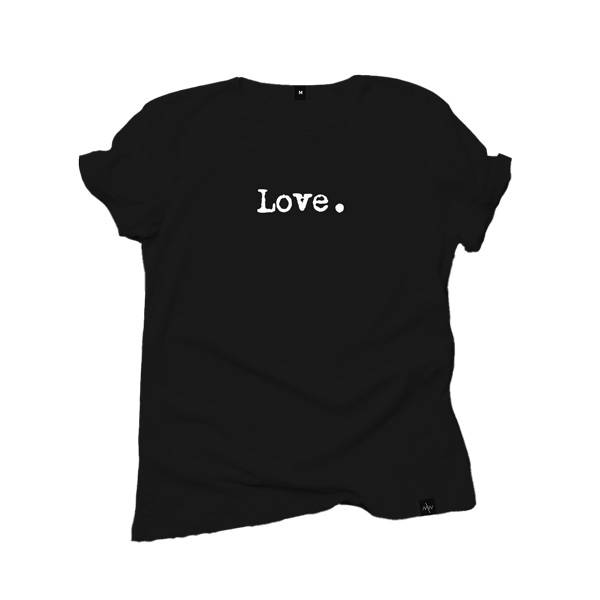 T-shirt 'LOVE.' black