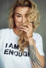 NEW EDITION T-shirt 'I AM ENOUGH' white